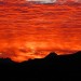 Sunrise over the Corazones, taken between Alpine and Terlingua, 12/2011
