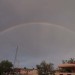 Rainbow outside Holland Hotel