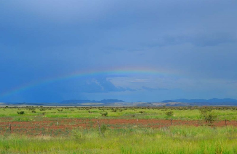 Rainbow over the o6 Flats