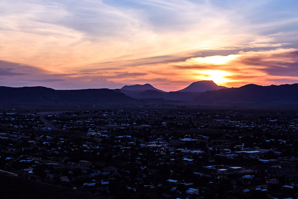 Sunset from A Mountain | Alpine, Texas