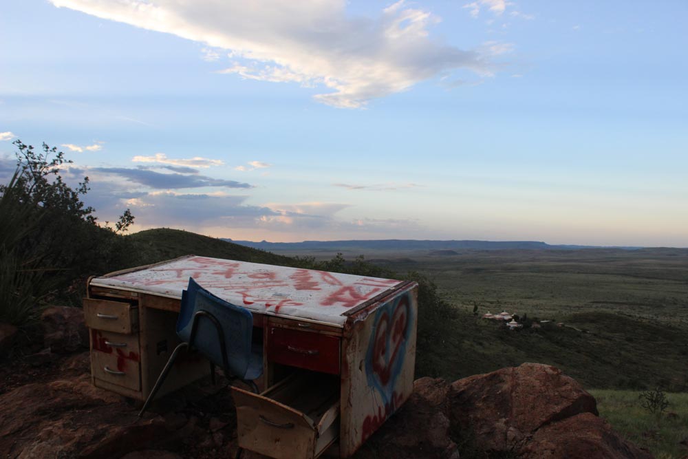 The Desk at Sul Ross Alpine, Texas