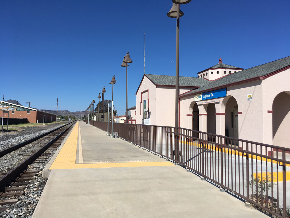 Our Railroad Station in Alpine Alpine, Texas